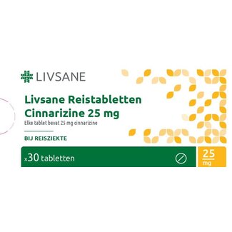 Livsane Reistabletten cinnarizine 25mg 30 Tabletten