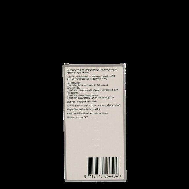 Buscopan 10 mg - 6 suppositoires