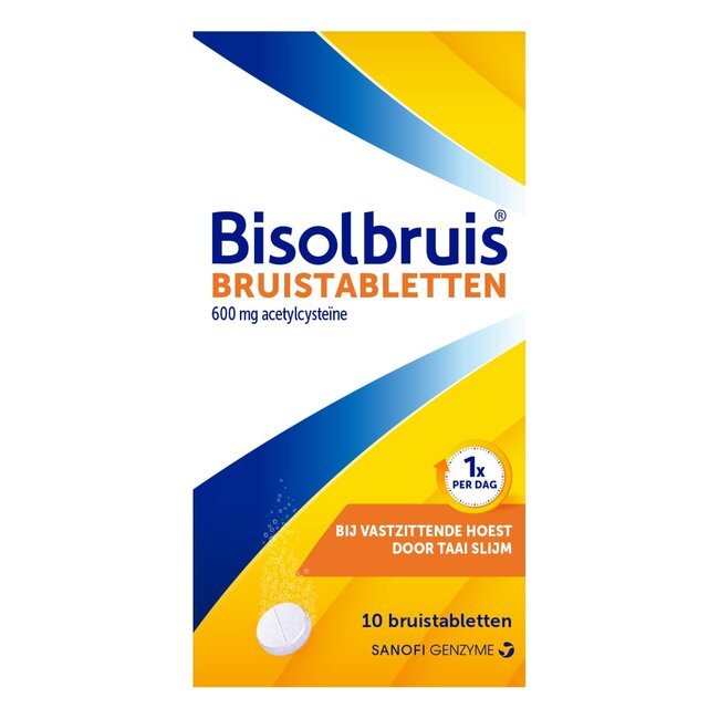 Bisolbruis 600mg 10 Bruistabletten