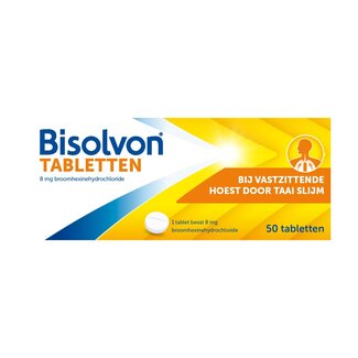 Bisolvon Bisolvon Broomhexinehydrochloride 8mg 50 Tabletten