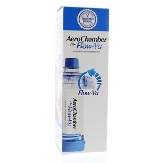 Diversen Aerochamber + flow VU mondstuk blauw 1 Stuks