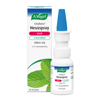 A Vogel A Vogel Cinuforce neusspray extra sterk + menthol 20 Milliliter