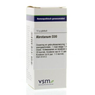 VSM Abrotanum D30 10 Gram