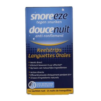 Snoreeze Bandelettes de gorge anti-ronflement Snoreeze 14 unités