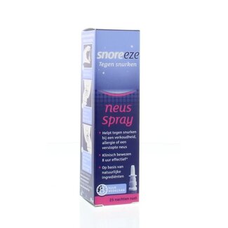Snoreeze Anti snurk neusspray 10 Milliliter