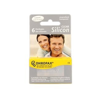 Ohropax Ohropax Silicon Clear 6 pièces