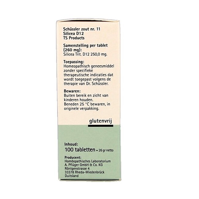 Pflüger Silicea 11 D12 Schussler 100 Tabletten