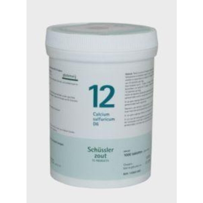 Calcium sulfuricum 12 D6 Schussler 1000 Tabletten