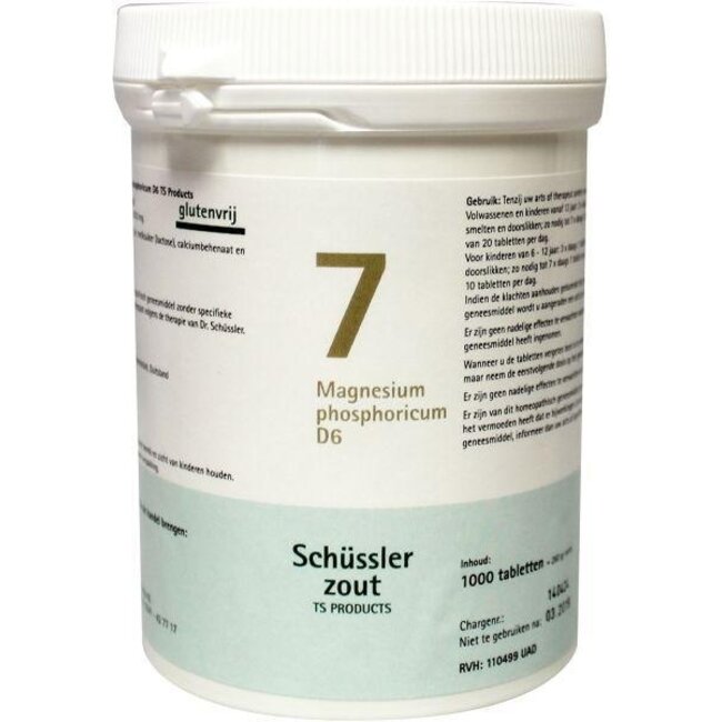 Magnesium phosphoricum 7 D6 Schussler 1000 Tabletten