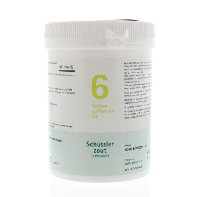Kalium sulfuricum 6 D6 Schussler 1000 Tabletten