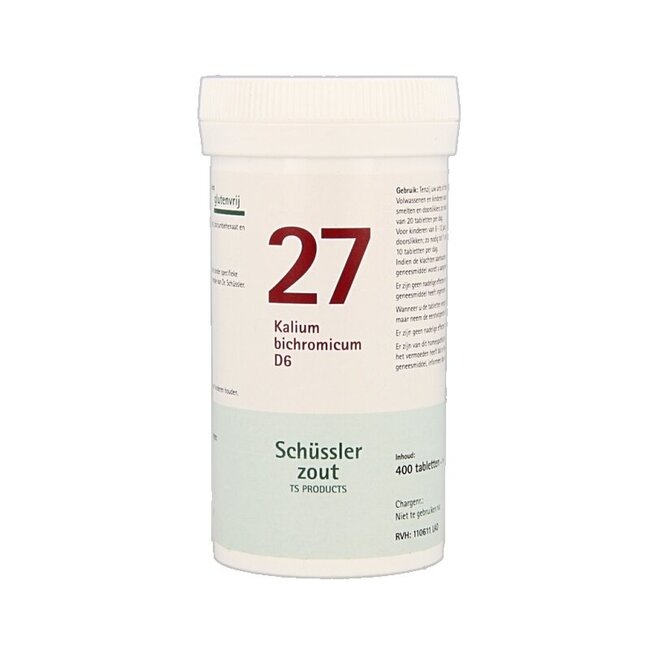 Kalium bichromicum 27 D6 Schussler 400 Tabletten