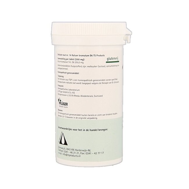 Pflüger Kalium bromatum 14 D6 Schussler 400 Tabletten