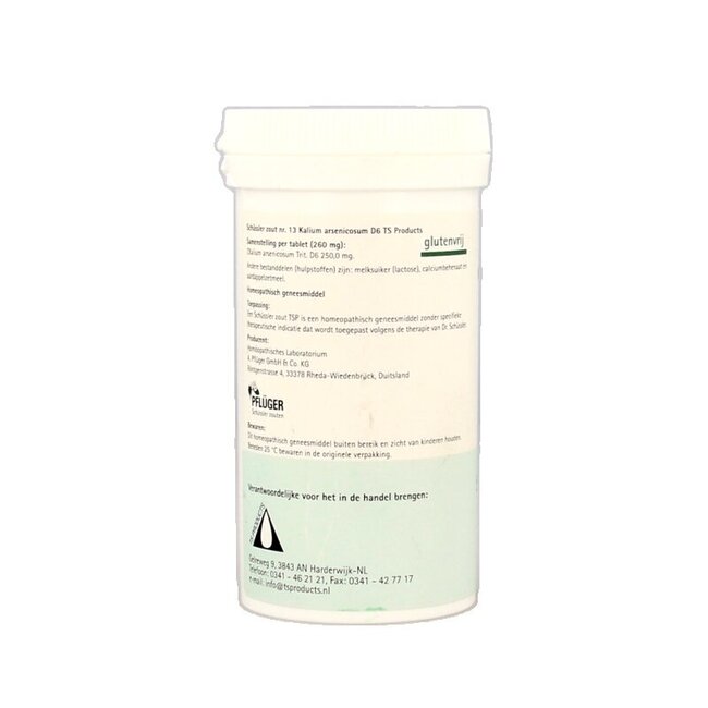 Pflüger Kalium arsenicosum 13 D6 Schussler 400 Tabletten