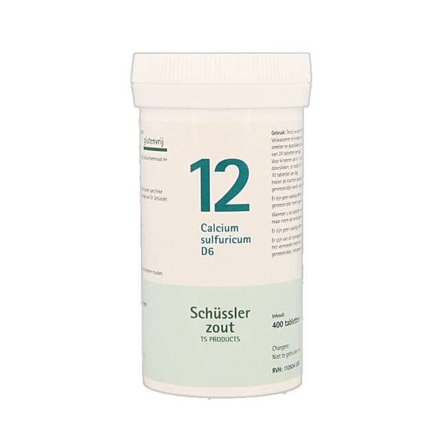 Calcium sulfuricum 12 D6 Schussler 400 Tabletten