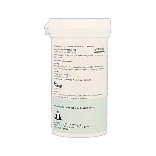 Pflüger Calcium sulfuricum 12 D6 Schussler 400 Tabletten
