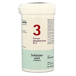 Pflüger Pflüger Ferrum phosphoricum 3 D12 Schussler 400 Tabletten