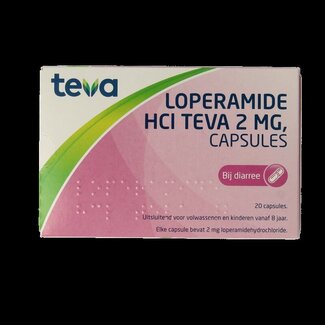 Teva Teva Lopéramide HCl 2 mg 20 Gélules