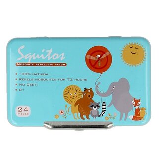 Squitos Squitos Patchs parfumés eucalyptus citronné et citronnelle 24 pièces