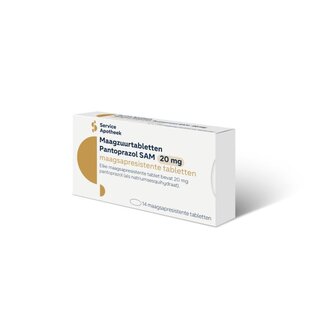 Service Apotheek Pantoprazol 20mg 14 Stuks