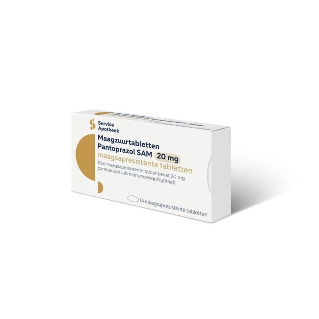 Pantoprazol 20mg 14 Stuks