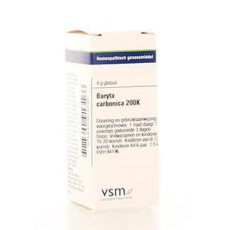 VSM Baryta carbonica 200K 4 Gram