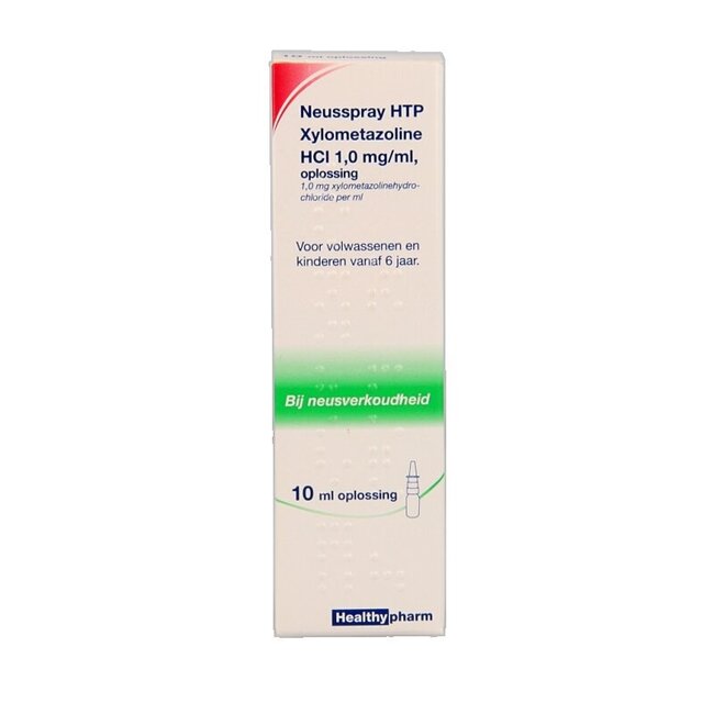 Neusspray xylometazoline 1.0% 10 Milliliter