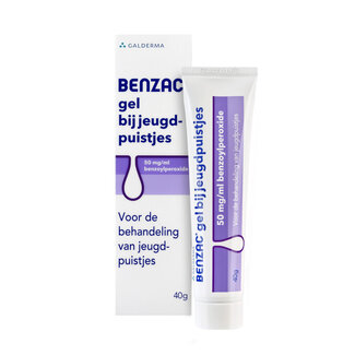 Benzac Gel 50mg/ml benzoylperoxide 40 Gram