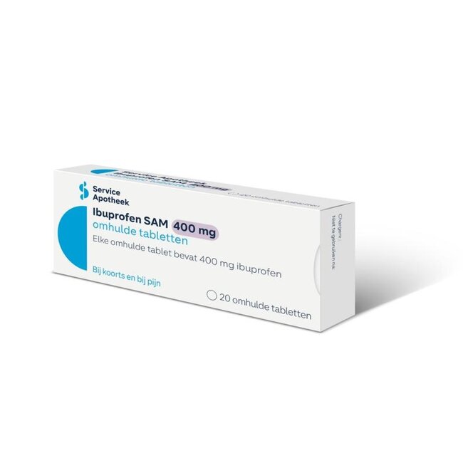Ibuprofen 400mg suikervrij 20 Tabletten