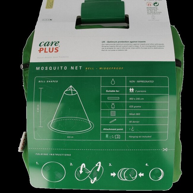 Care Plus Mosquito net midge proof bell 2-persoons  1 Stuks