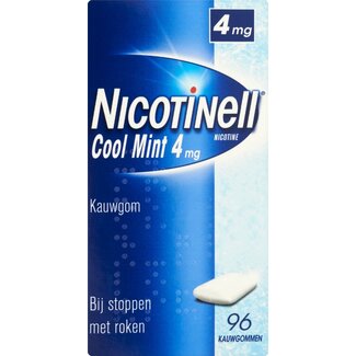 Nicotinell Kauwgom cool mint 4mg 96 Stuks