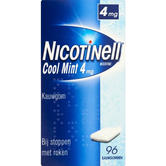 Kauwgom cool mint 4mg 96 Stuks
