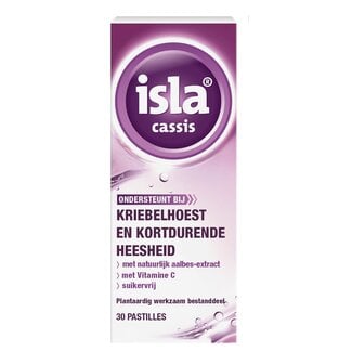 Isla Cassis keelpastille 30 Pastilles