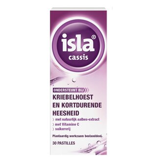 Isla Isla Cassis keelpastille 30 Pastilles