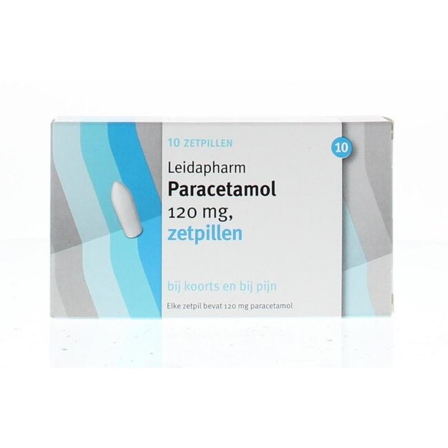 Paracetamol 120mg 10 Zetpillen