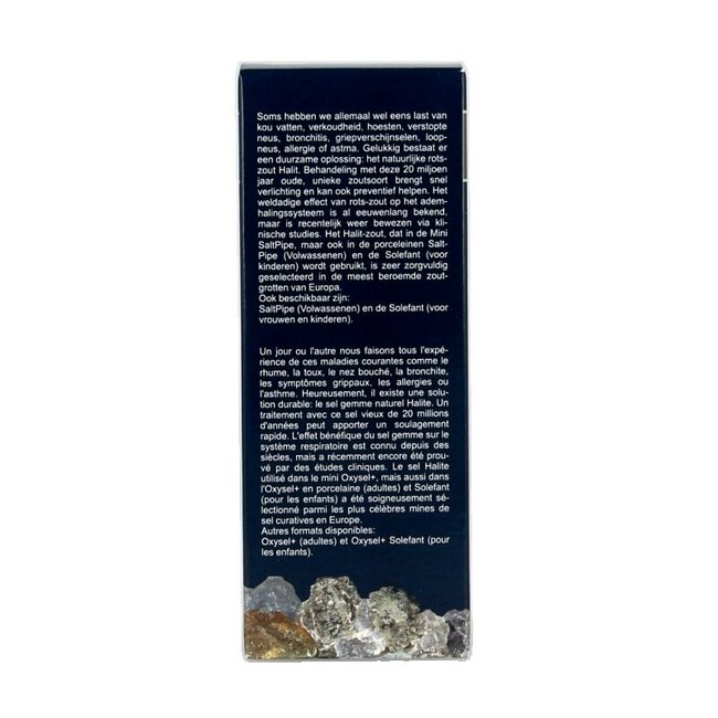 Saltpipe Mini zout inhalator met halitzout 25 Gram