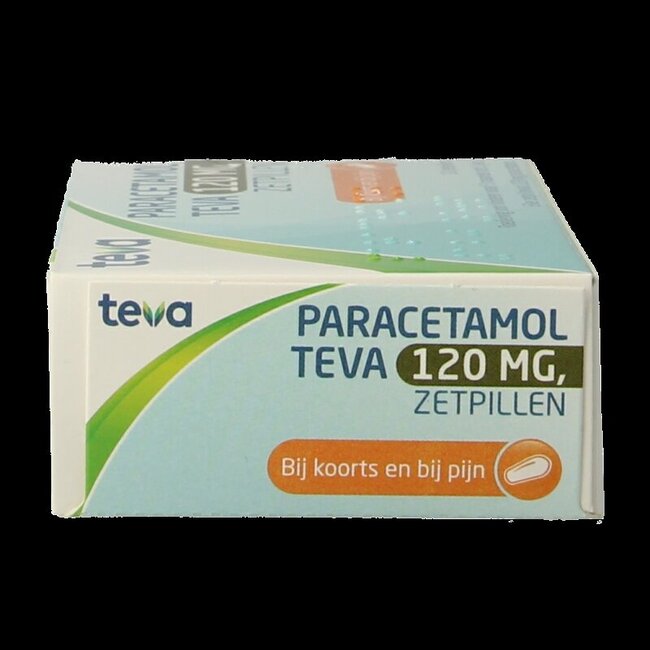 Teva Paracetamol 120 mg 10 Zetpillen