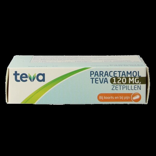 Teva Paracétamol 120 mg 10 Suppositoires