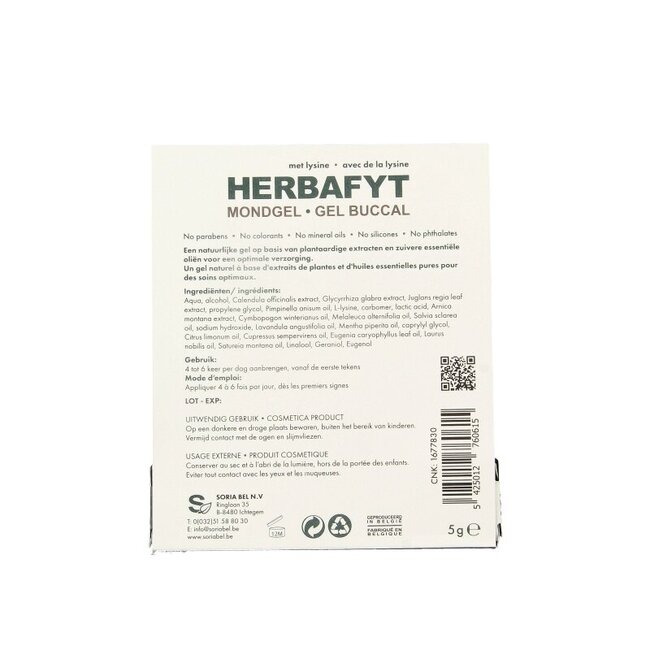 SoriaBel Herbafyt gel 5 g