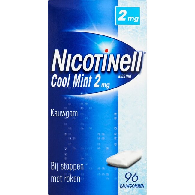 Kauwgom cool mint 2mg 96 Stuks