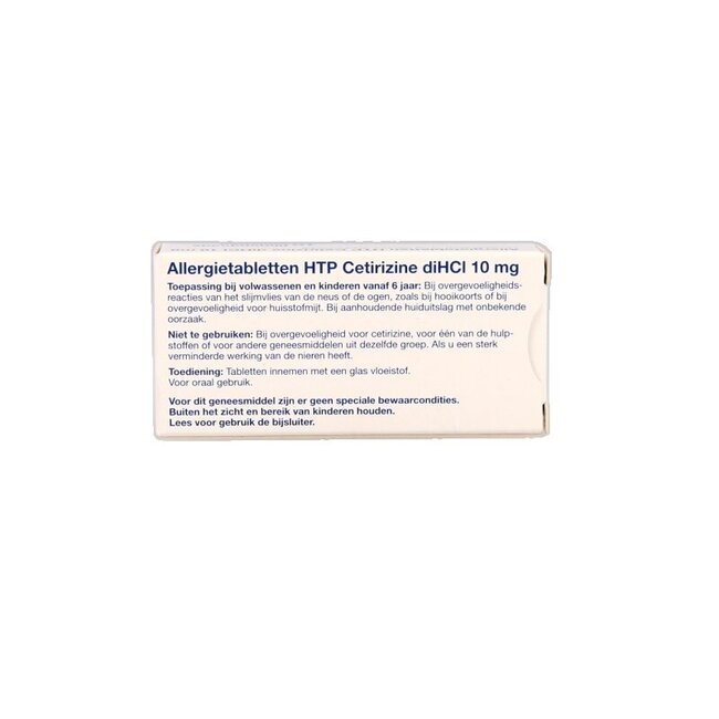 Healthypharm Cétirizine diHCl 10 mg 10 comprimés