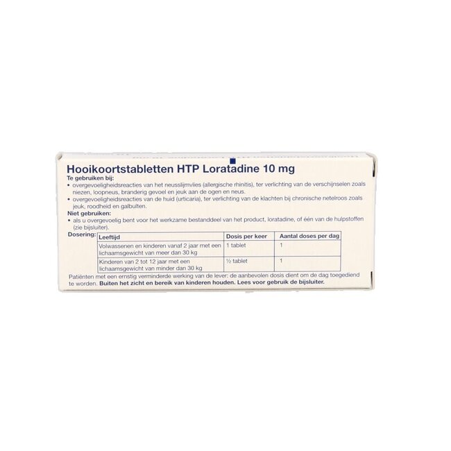 Healthypharm Loratadine hooikoorts tablet 10 Tabletten