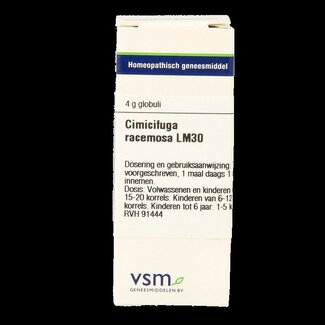 VSM VSM Cimicifuga racemosa LM30 4 Gram