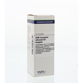 VSM Taraxacum officinale D3 20 Milliliter
