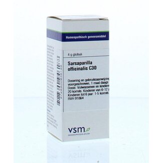 VSM VSM Sarsaparilla officinalis C30 4 Grammes
