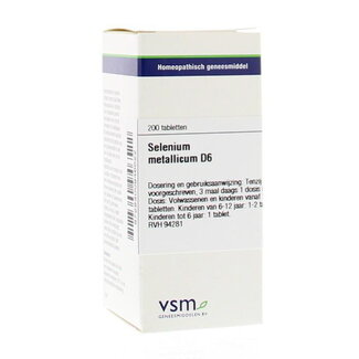 VSM VSM Selenium metallicum D6 200 Tabletten