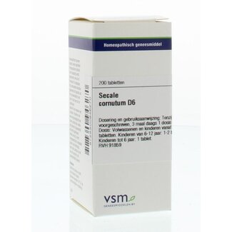 VSM VSM Secale cornutum D6 200 Tabletten