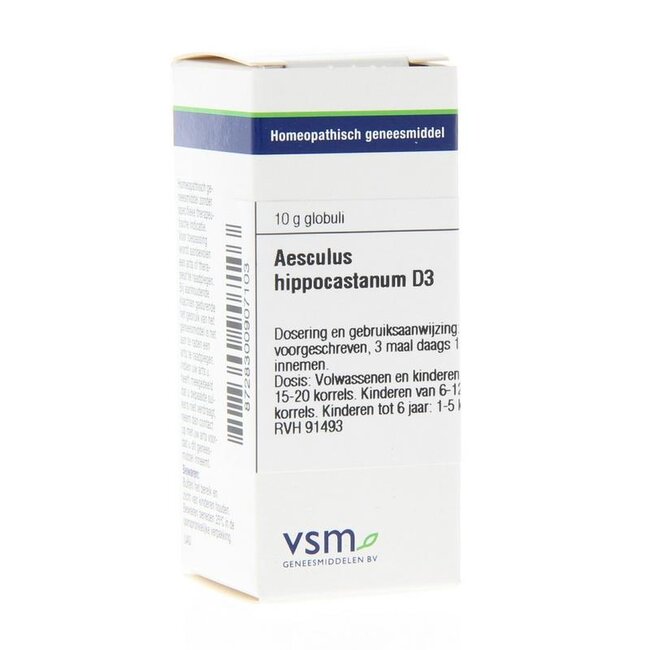 Aesculus hippocastanum D3 10 Gram