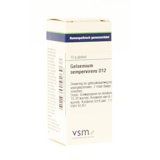VSM VSM Gelsemium sempervirens D12 10 Grammes