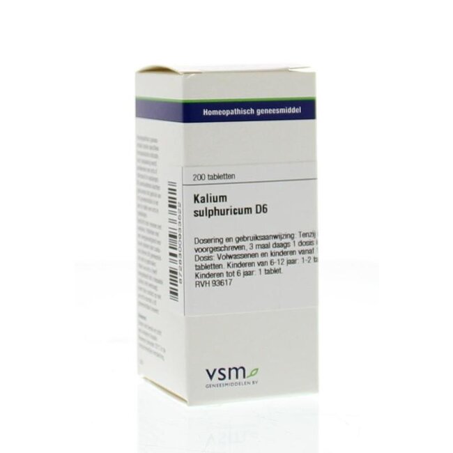 Kalium sulphuricum D6 200 Tabletten