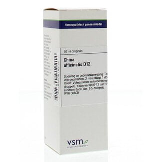 VSM China officinalis D12 20 Milliliter